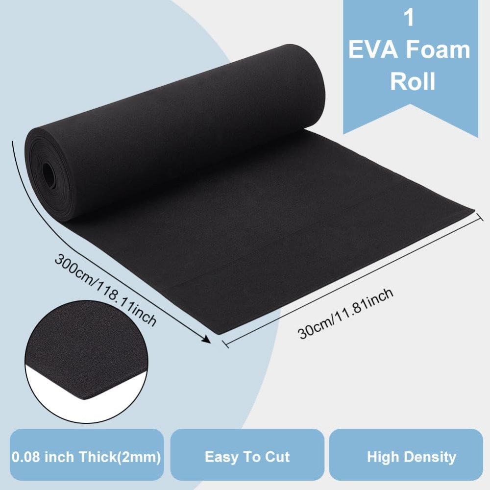 EVA Foam Craft Sheets Black 30 - Craft Foam Roll 리뷰 및 가격