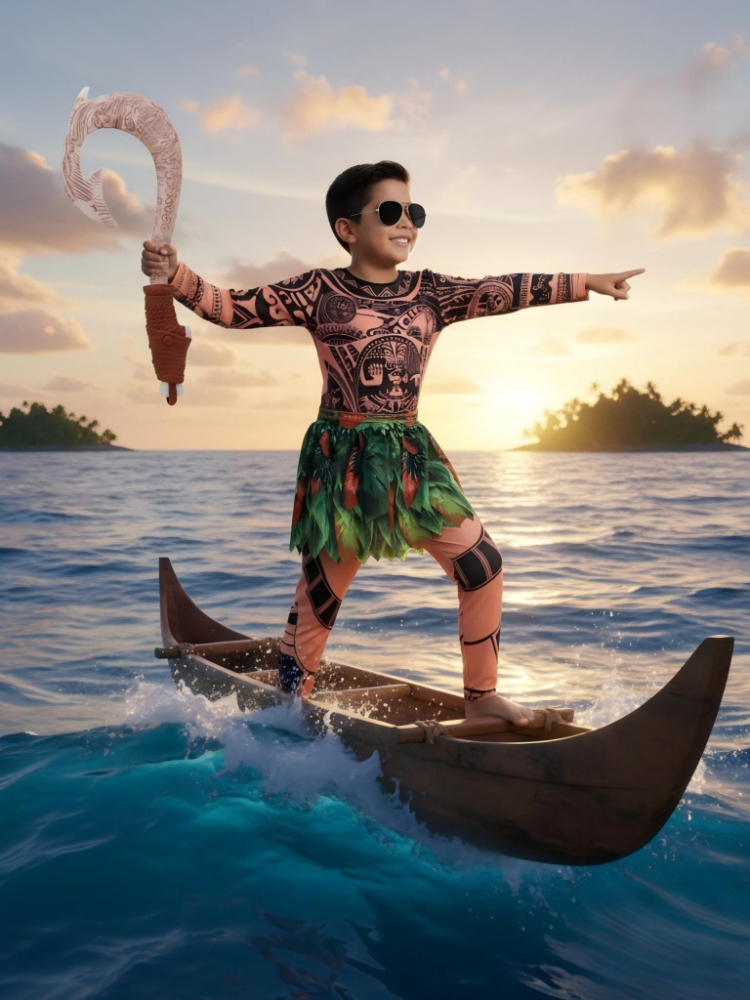 Summer Moana Maui Kids Boys Co - Free Cosplay Prop Patterns 리뷰 및 가격