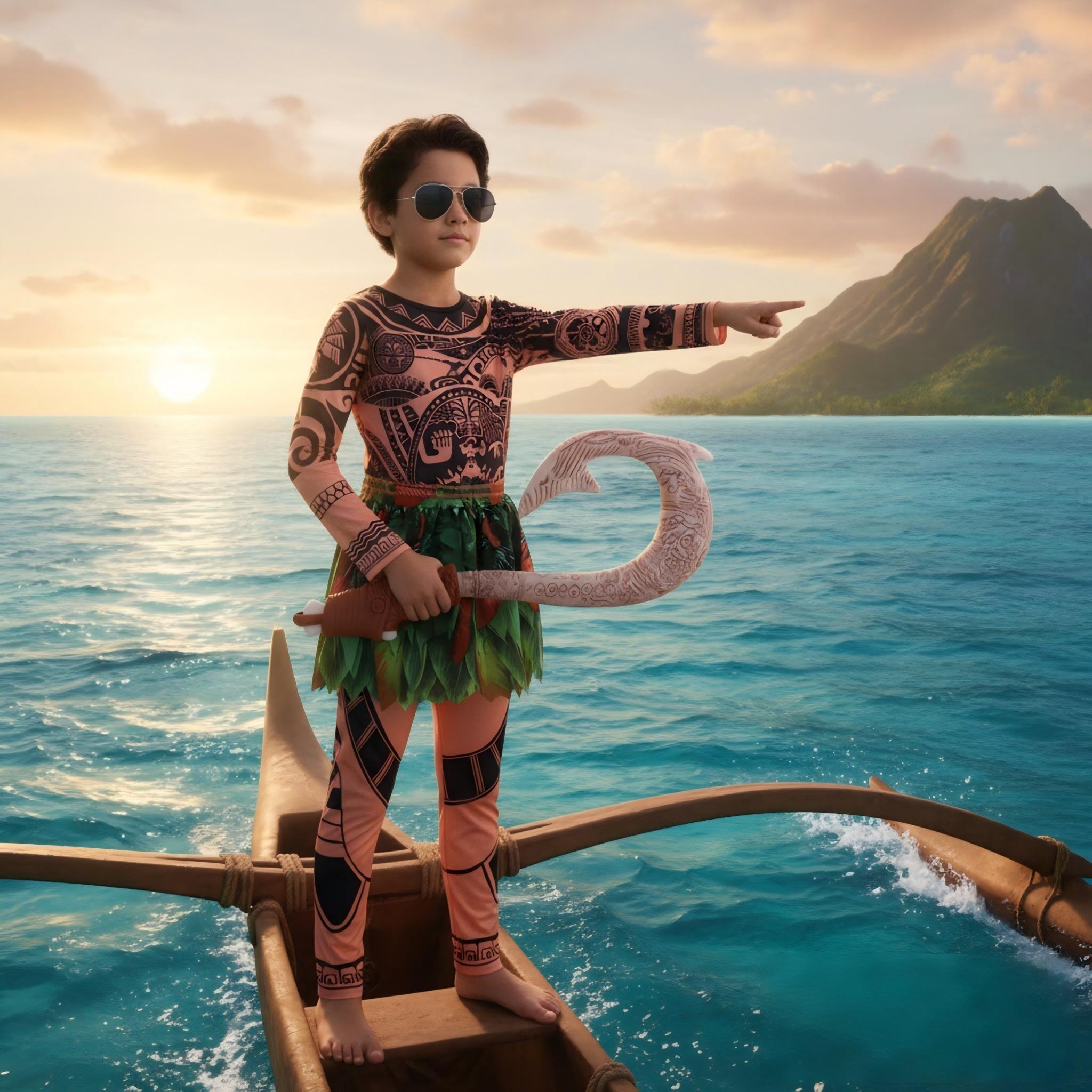 Summer Moana Maui Kids Boys Co - Free Cosplay Prop Patterns 리뷰 및 가격