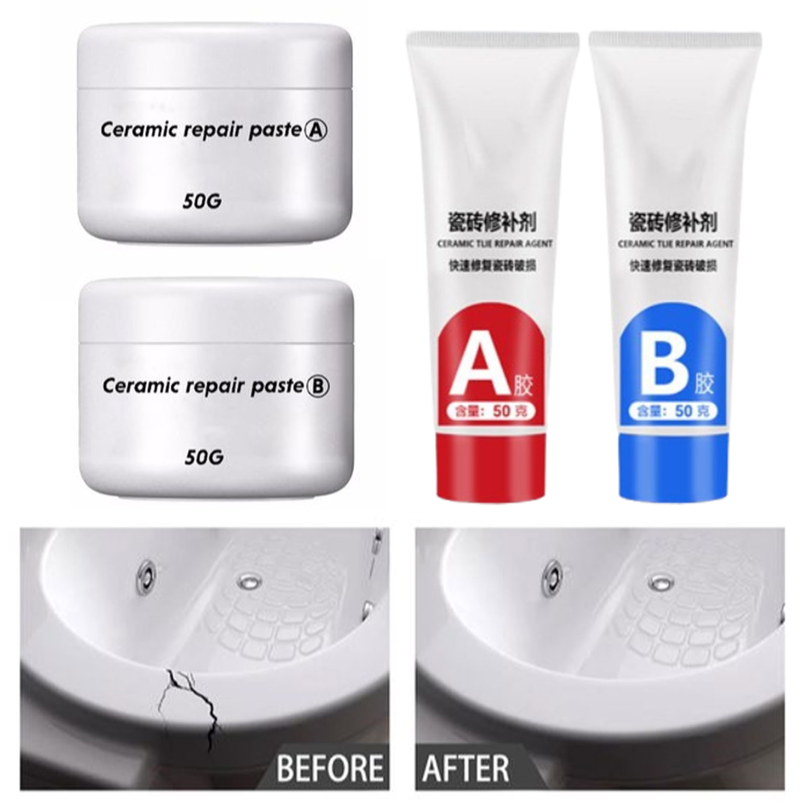 30/100g Tile Repair Agent AB A - Contact Cement Glue 리뷰 및 가격