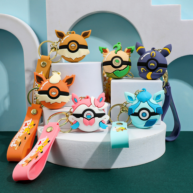 Poke Ball Keychain Set PVC Pok - Pokeball Cosplay Prop 리뷰 및 가격
