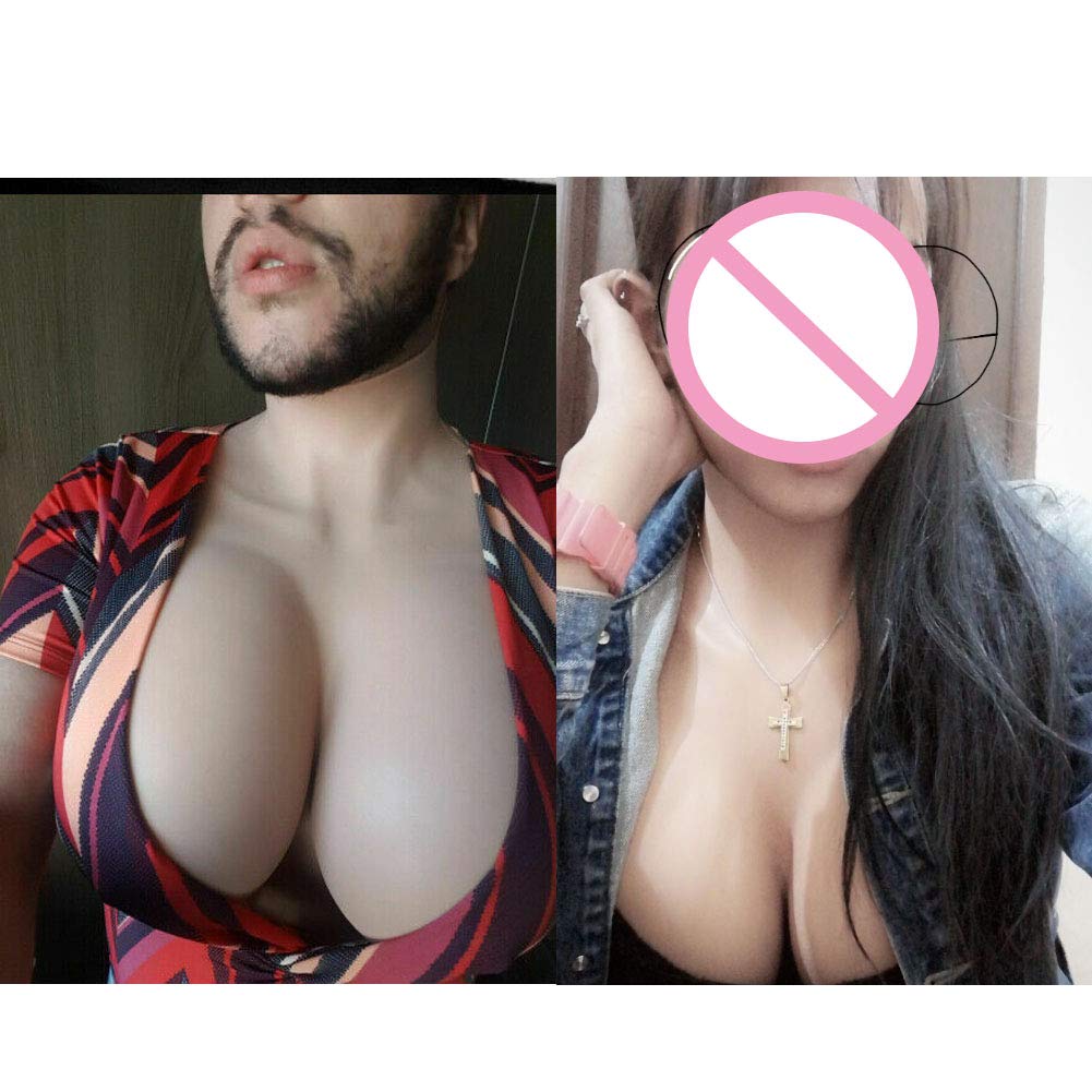 Fake Boobs For Men Silicone Fi - Cosplay Prop Filler 리뷰 및 가격