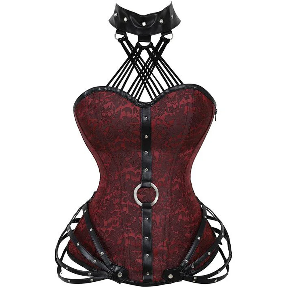 Gothic Steampunk Corset Tops w - Boning Corset Steel 리뷰 및 가격