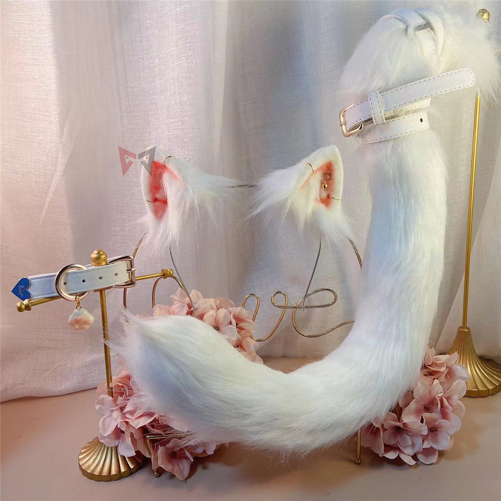 New Handmade Work White Cat Ea - Cosplay Prop Works 리뷰 및 가격