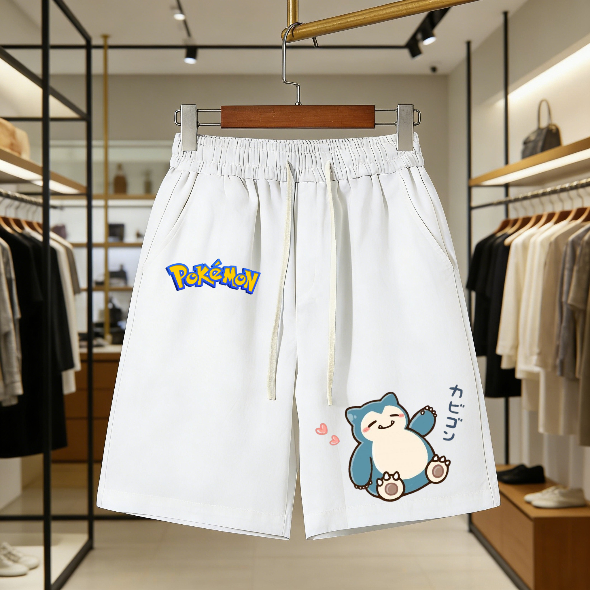 Pokemon Snorlax Fashion Shorts - Pokeball Cosplay Prop 리뷰 및 가격