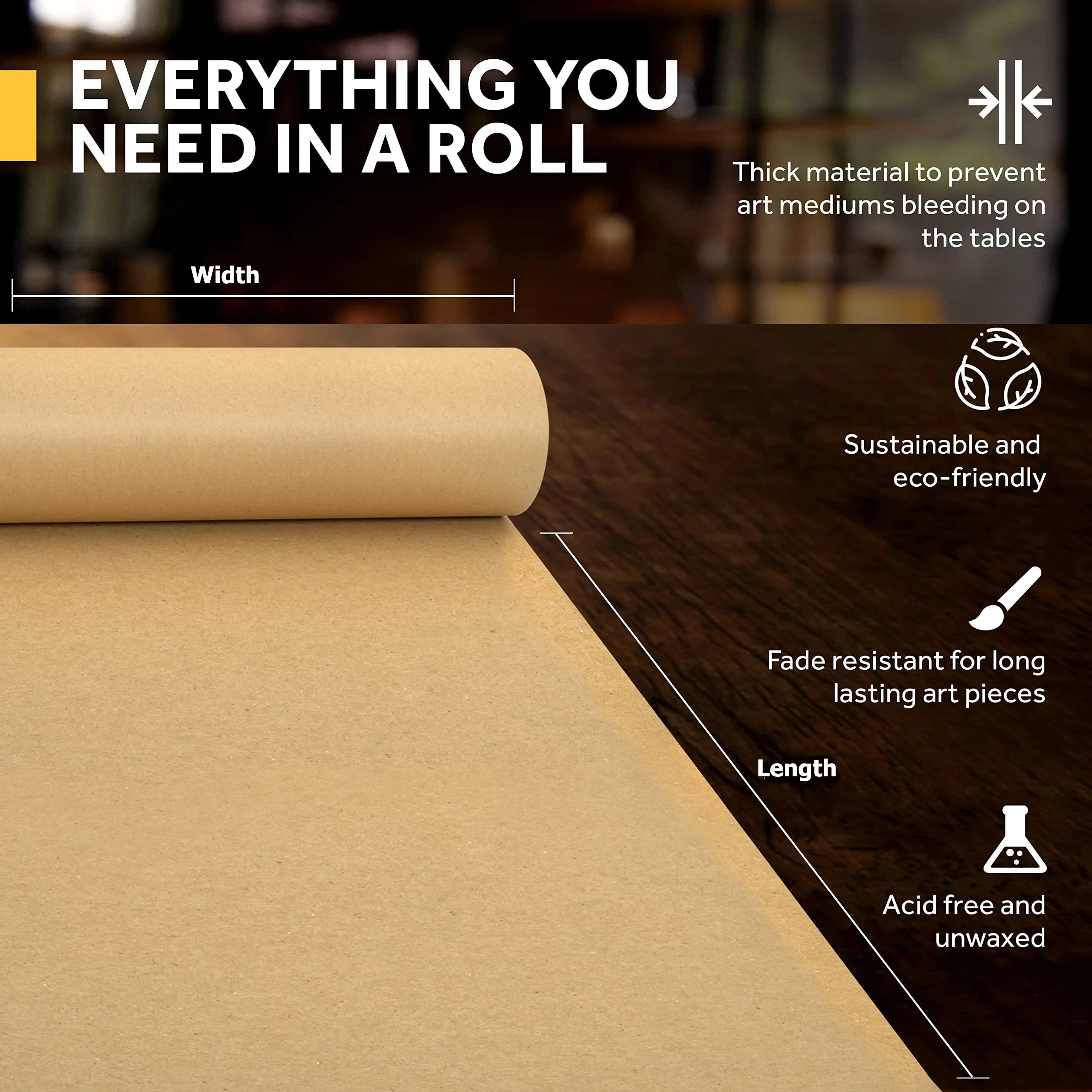 Kraft Paper Brown Ideal for Gi - Craft Foam Roll 리뷰 및 가격