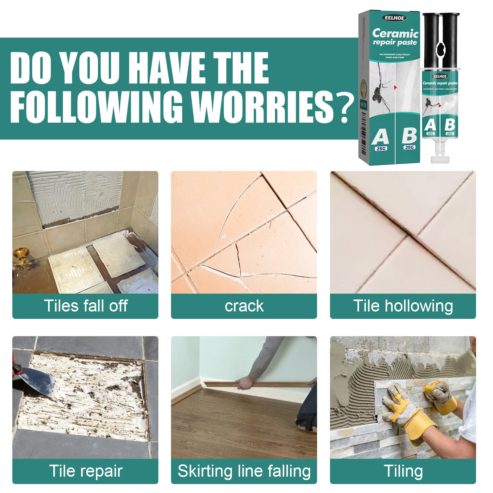 Tile Repair Paste Repair AB Gl - Contact Cement Glue 리뷰 및 가격