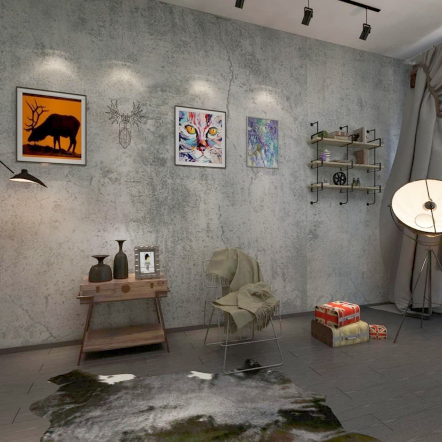 6M Cement Grey Pvc Wallpaper S - Contact Cement Glue 리뷰 및 가격