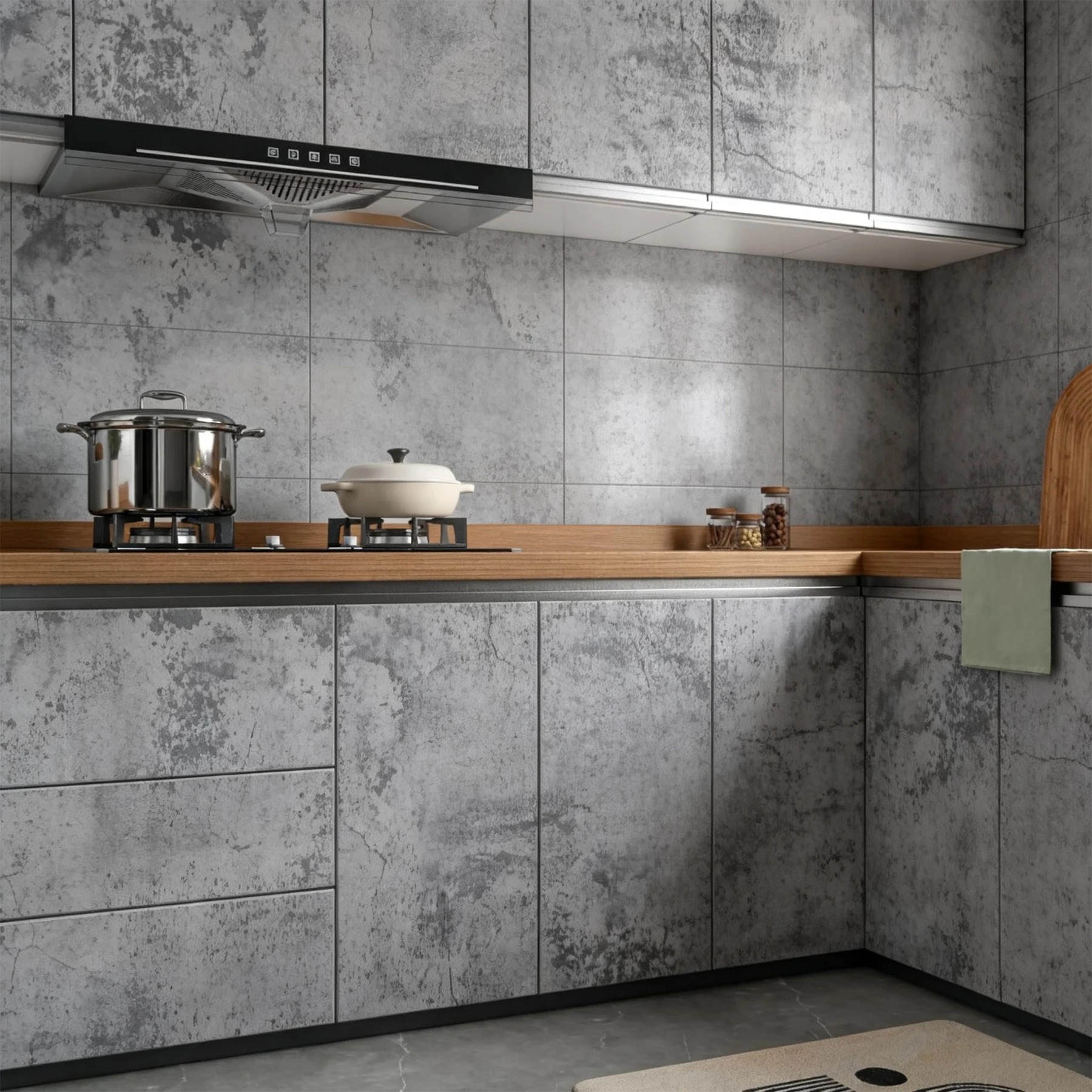 6M Cement Grey Pvc Wallpaper S - Contact Cement Glue 리뷰 및 가격