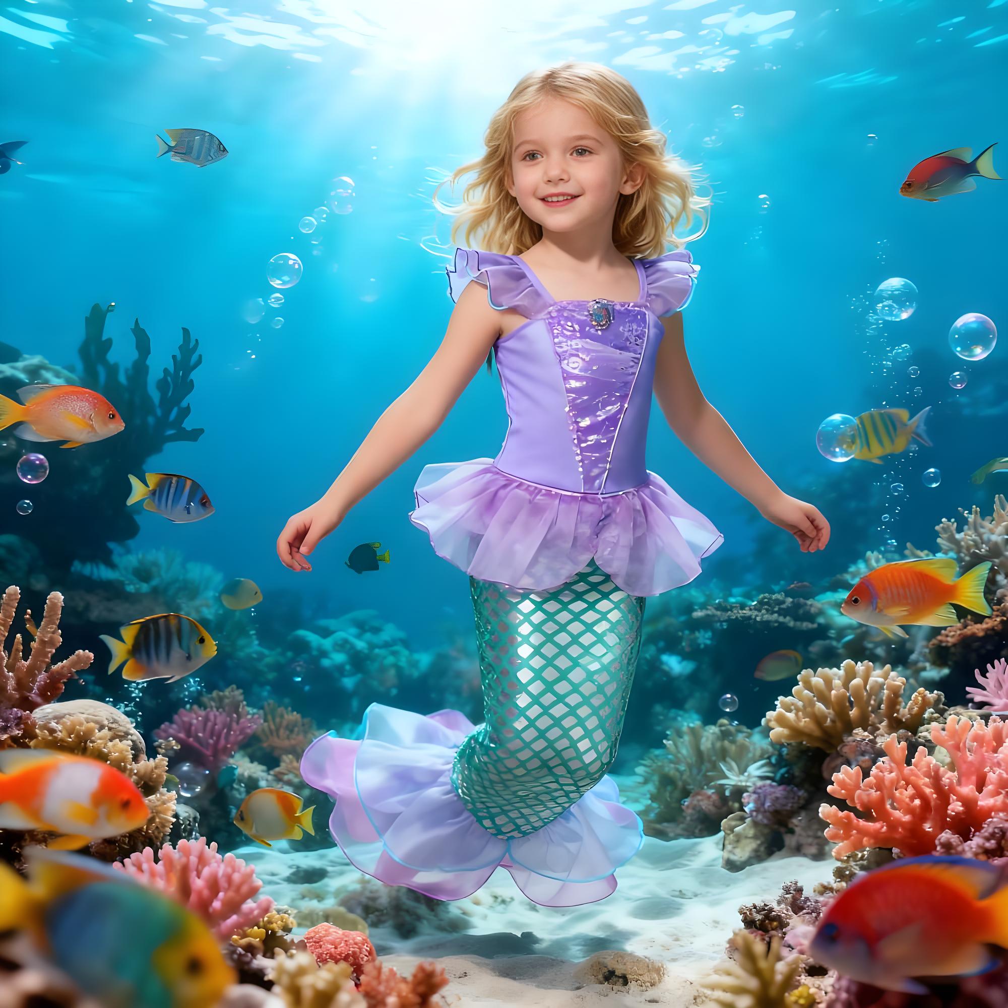 Summer Mermaid Birthday Party  - Briar Cosplay Prop 리뷰 및 가격