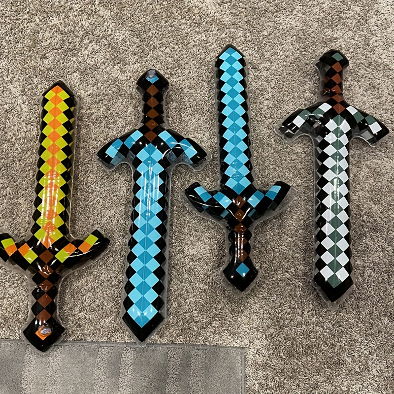 3Pcs Pixel Style Inflatable Sw - Cosplay Prop Dagger 리뷰 및 가격