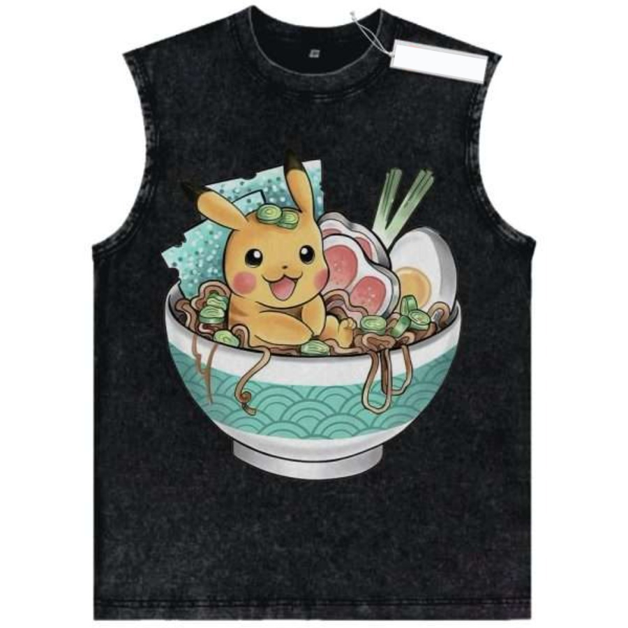 Vintage Washed Pokemon Tank To - Pokeball Cosplay Prop 리뷰 및 가격