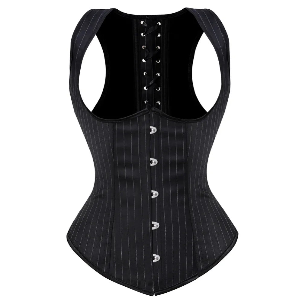 Women's Gothic Jacquard Underb - Boning Corset Steel 리뷰 및 가격